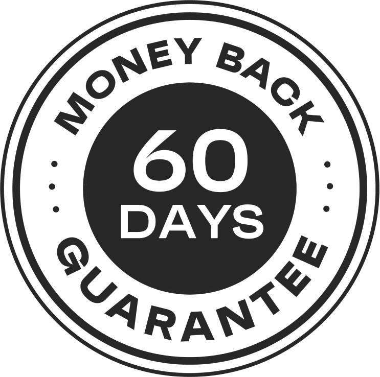 60-day money-back guarantee